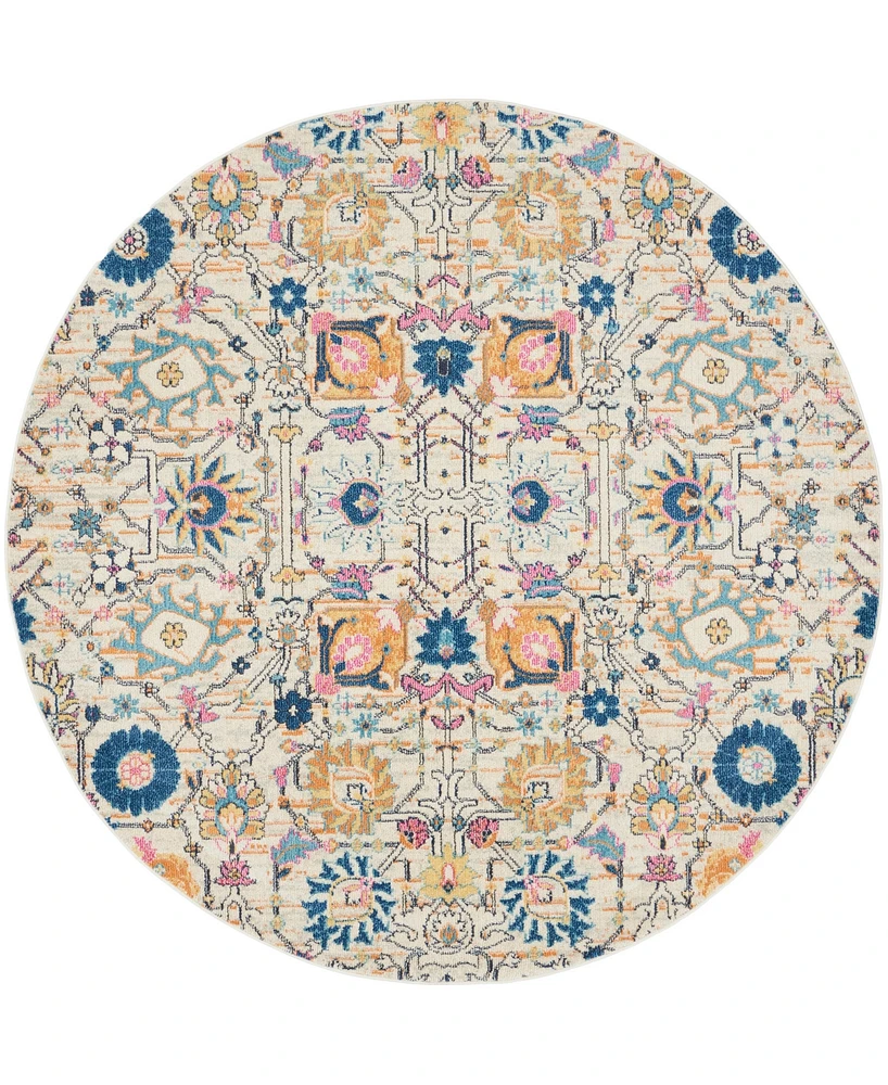 Nourison Home Passion PSN01 8'x8' Round Area Rug
