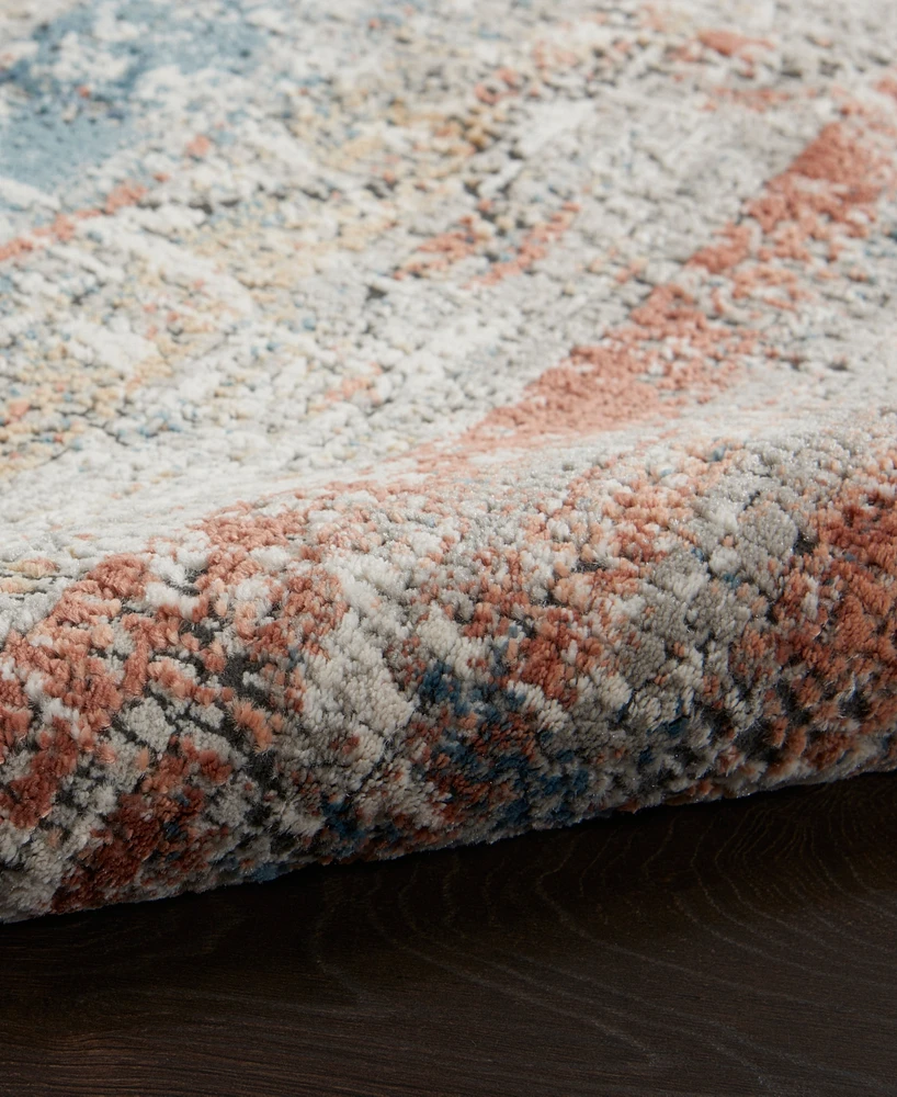 Nourison Home Rustic Textures RUS11 5'3"x5'3" Round Area Rug