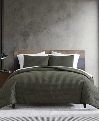 Kenneth Cole New York Houndstooth Embossed 3-Pc. Comforter Set
