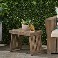 Foldable Acacia Wood Side Table: Durable, Stylish, Space-Saving