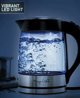MegaChef 1.8 Quart Glass Electric Tea Kettle