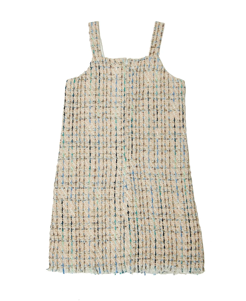 Trixxi Big Girls Sleeveless Boucle Dress