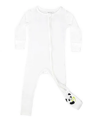 Bellabu Bear Unisex Baby Milk White Convertible Footie