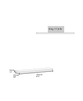 Fm Furniture Greer Floating Shelf in Melamine x2,Taupe