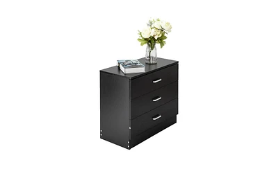 Minimalist 3-Drawer Dresser – Wooden Storage Cabinet for Bedroom, Entryway, or Nursery