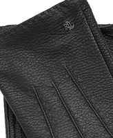 Lauren Ralph Lauren Pebble Textured Leather Gloves