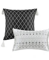 Madison Park Fraser Reversible Printed Microfiber Seersucker 3-Pc. Quilt Set