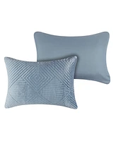 Greenland Home Fashions Riviera Velvet 3-Pc. Quilt Set