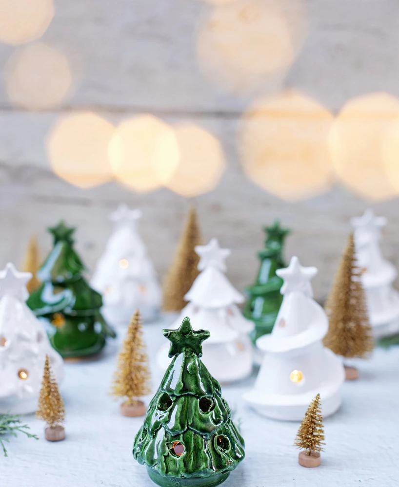 Vietri Foresta Green Mini Swirl Tree