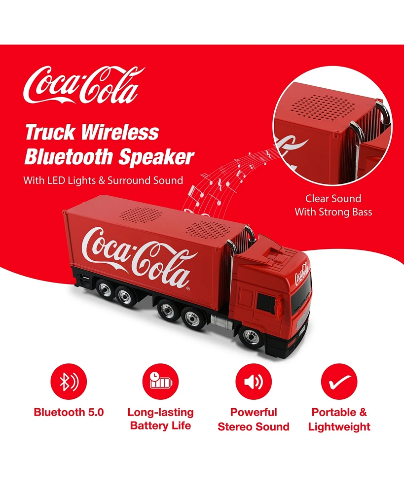 Coca-Cola Truck Shaped Hd Blueooth Speaker and Fm Radio