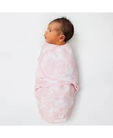 The Peanutshell Newborn Swaddles for Baby Girls, 3 Pack Set, Rainbow Unicorn