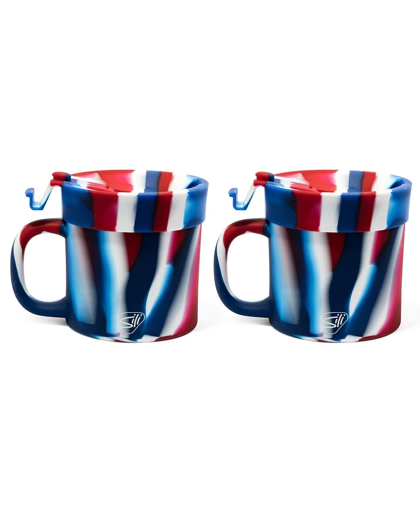 Coffee Mug w/ Lid: 16oz: 2 pk - The Patriot