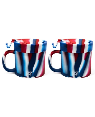Coffee Mug w/ Lid: 16oz: 2 pk - The Patriot