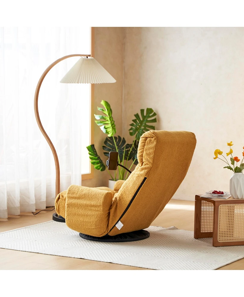 Versatile Lounge Chair Adjustable Angles, Ergonomic Comfort, Tv/Nap Ready