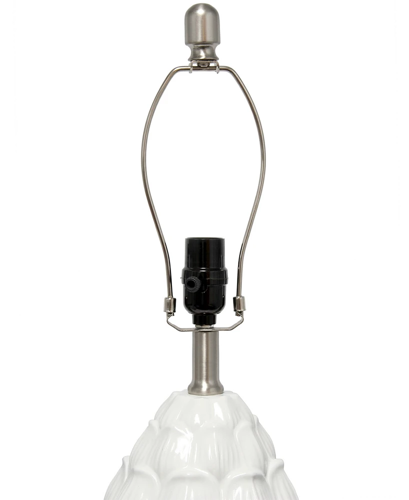 Lalia Home 28" Tall Coastal Seashell Traditional Table Lamp