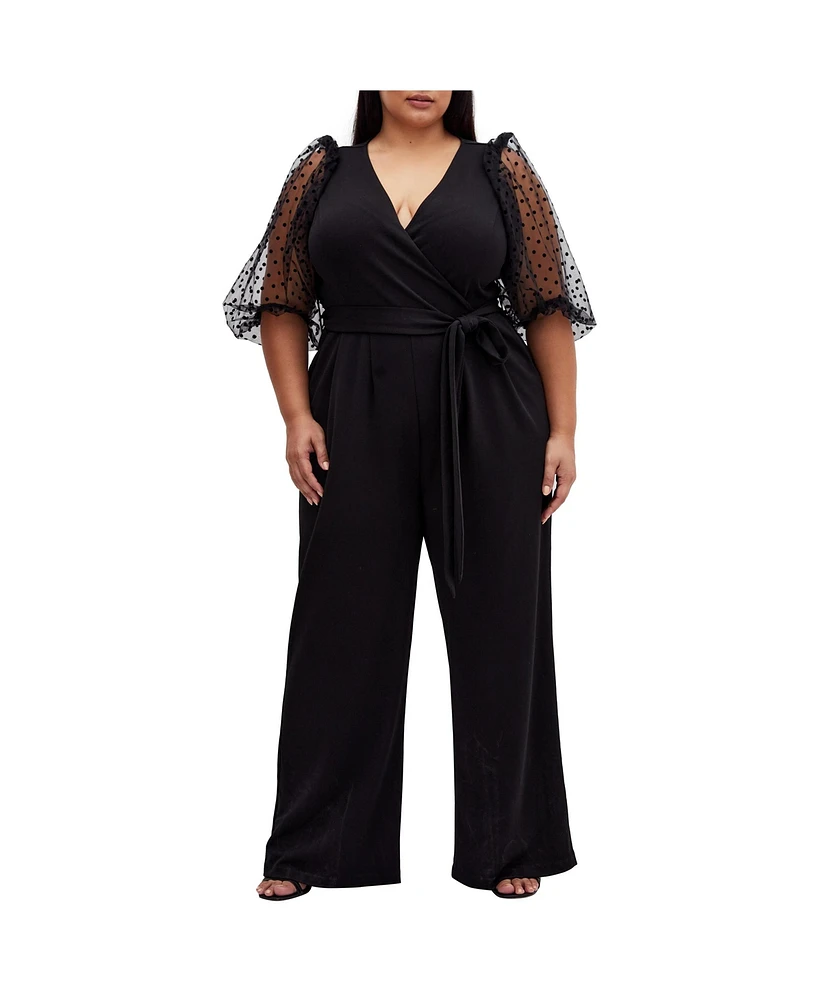 Plus Size Asher 3/4 Jumpsuit