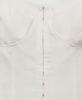 Mango Women's Pleated Short Dress
