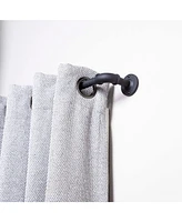 Kenney Bronn 3/4 Inch Decorative Curtain Rod for Room Darkening and Privacy