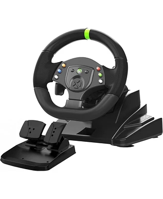 Doyo Steering Wheel for Xbox 360 Not for Xbox One) - Pc Gaming Racing Wheel with Height and Tilt Adjustable