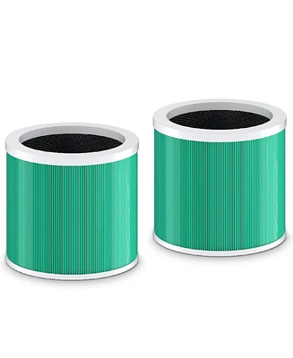 Chivalz Air Purifier Replacement Filter 2 Pack, H13 Ture Hepa Filter for 1800 Air Purifer, Efficiency Activated Carbon - Original Version