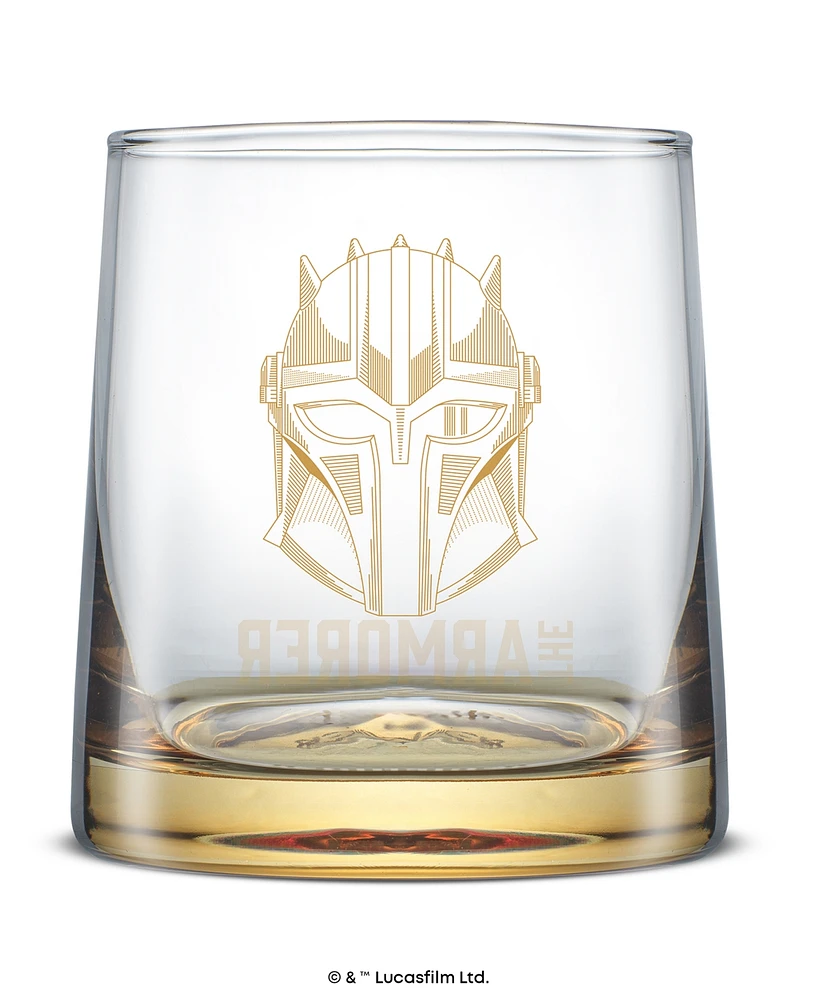 JoyJolt Star Wars The Mandalorians Short Drinking Glasses, Set of 4