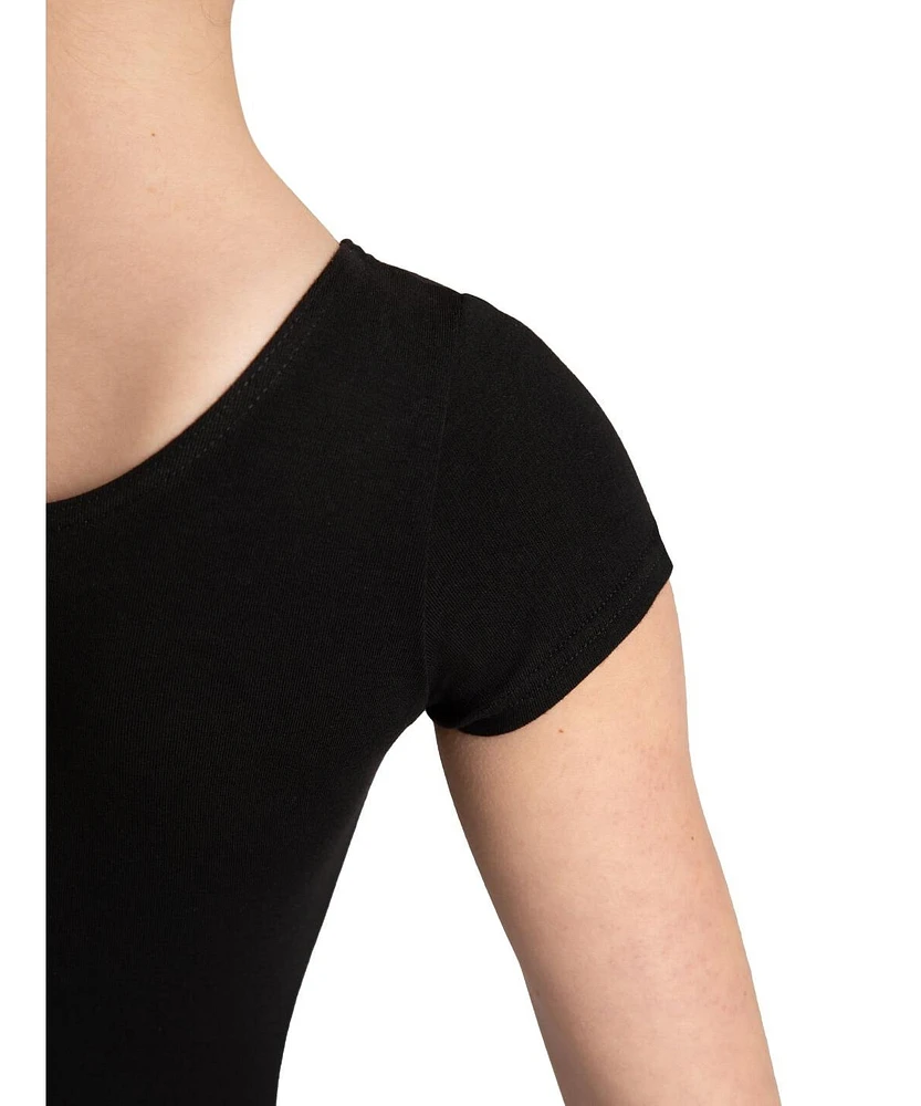 Capezio Girls Short Sleeve Leotard