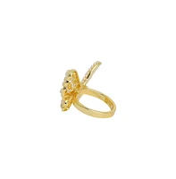 Sohi Women's The Butterfly Dreams Statement Ring