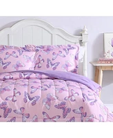 Alex + Bella Magical Butterfly 2-Piece Ultra Soft Microfiber Comforter Set - Twin