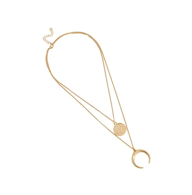 Sohi Women's The Cosmo Multi-Layer Necklace