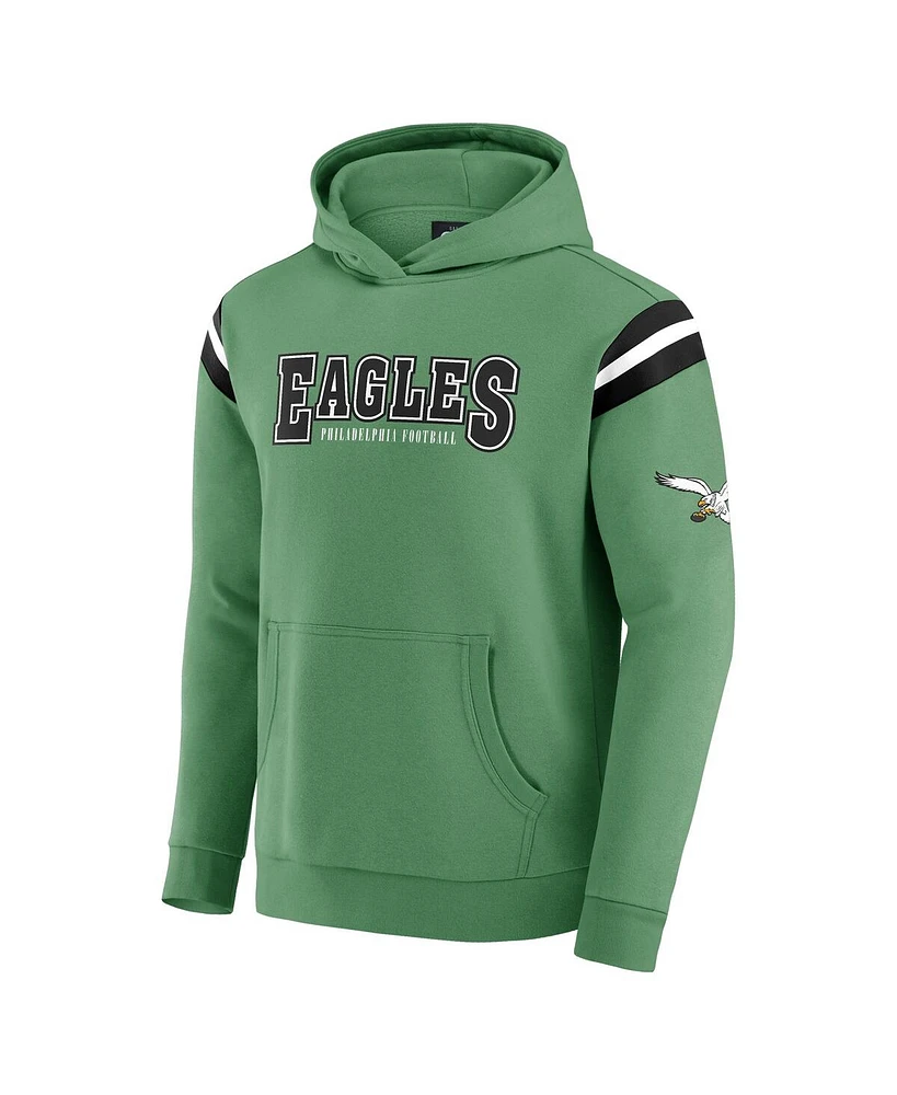 Fanatics Men's Kelly Green Philadelphia Eagles Nfl Football Pullover Hoodie