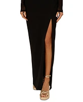 Adrianna Women's Mesh-Panelled Column Gown