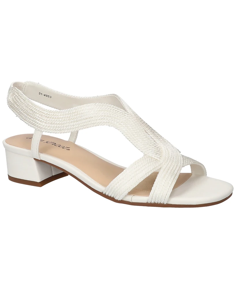 Easy Street Women's Festival Block Heel Sandals