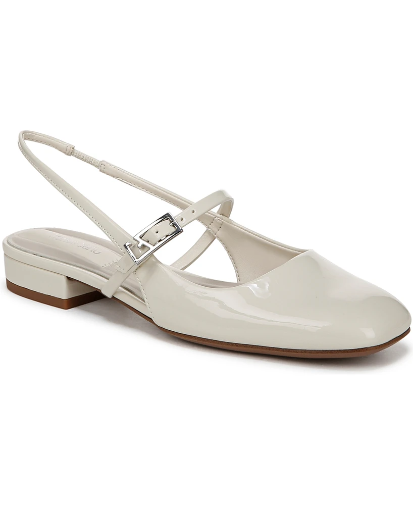 Franco Sarto Women's Destin Square Toe Mary Jane Slingback Flats