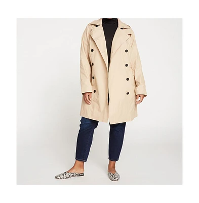 Universal Standard Women's Derjon Trench Coat