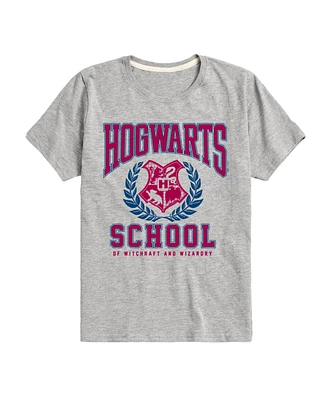 Harry Potter Big Boys Hogwarts School Graphic Tee