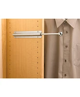 Rev-a-Shelf 6'' Extending Metal Closet Valet Clothes Rod, Chrome, Cvl-12-cr