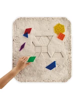 edxeducation Translucent Sensory Pattern Blocks