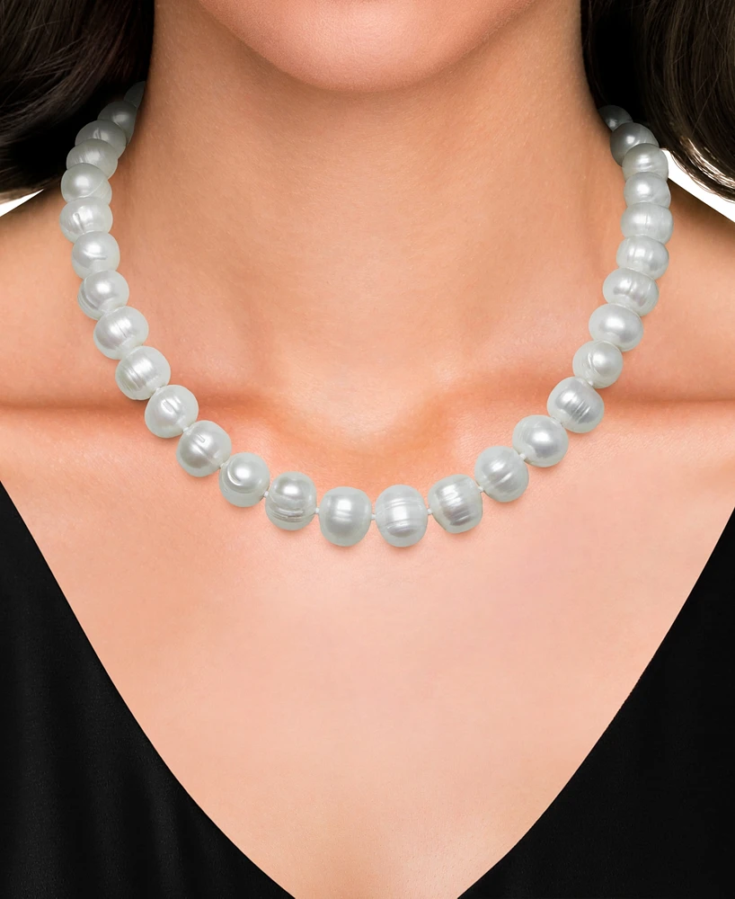 Cultured Freshwater Baroque Pearl (11-12mm) Graduated 17-1/2" Strand Necklace