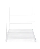 Rubbermaid 24" Universal Closet Steel Wire Added Storage Hanging Shelf (2 Pack)