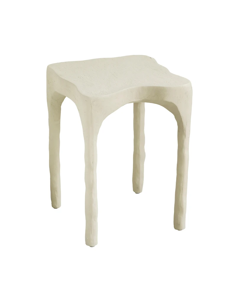 Tov Furniture 15" Textured Fiber Stone Table