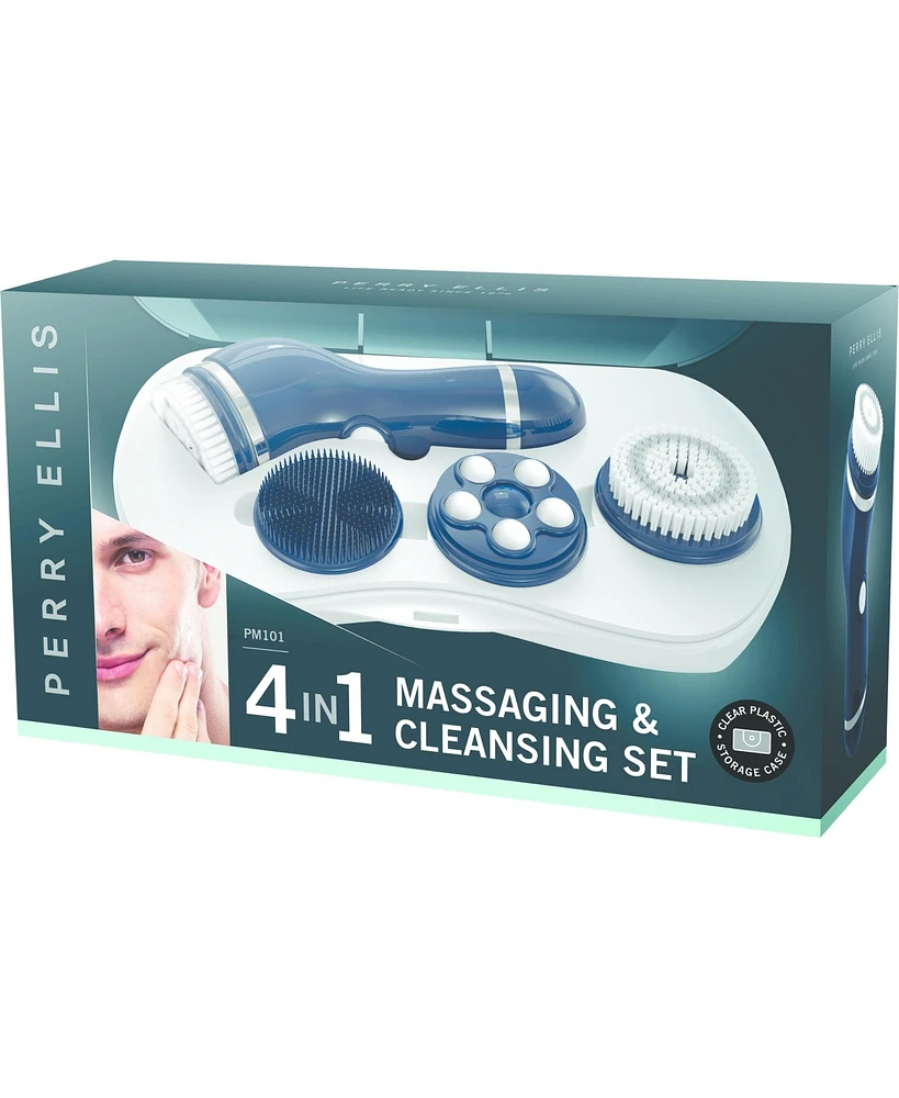 Men S 4-in-1 Massage & Facial Cleaning Device