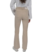 Dkny Jeans Women's Corduroy Cord High-Rise Flare Pants - J1U