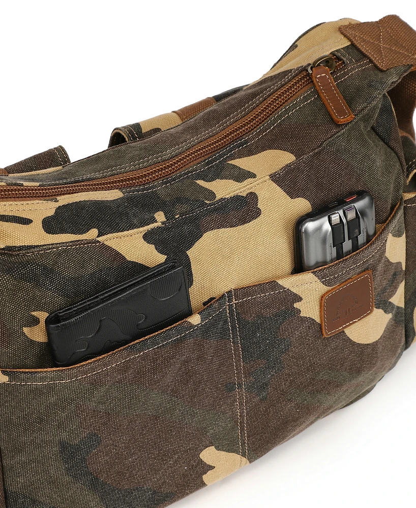 Tsd Brand Leaf Hill Mail Medium Shoulder Bag