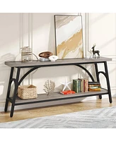 Tribesigns Extra Long Console Table, 70.8” Entryway Tv Stand, and Media for Living Room or Hallway
