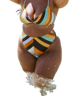 Biliblond Bikini Bottom Rocky 70's Stripes