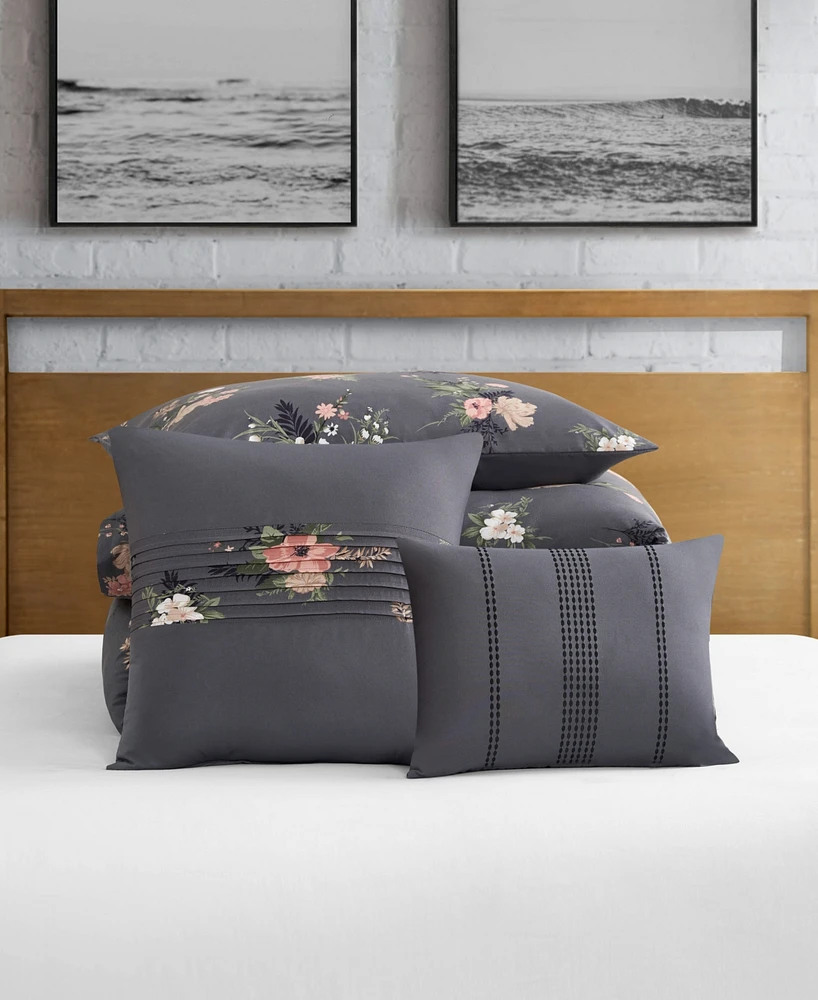 Lucky Brand Cali Bouquet Floral 4-Pc. Comforter Set, Twin/Twin Xl