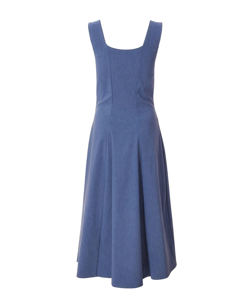 Quiz Women's Bengaline Panel Detail Fit/Flare Maxi