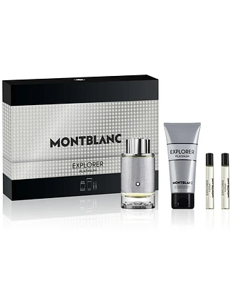 Montblanc Men's 4-Pc. Explorer Platinum Eau de Parfum Gift Set