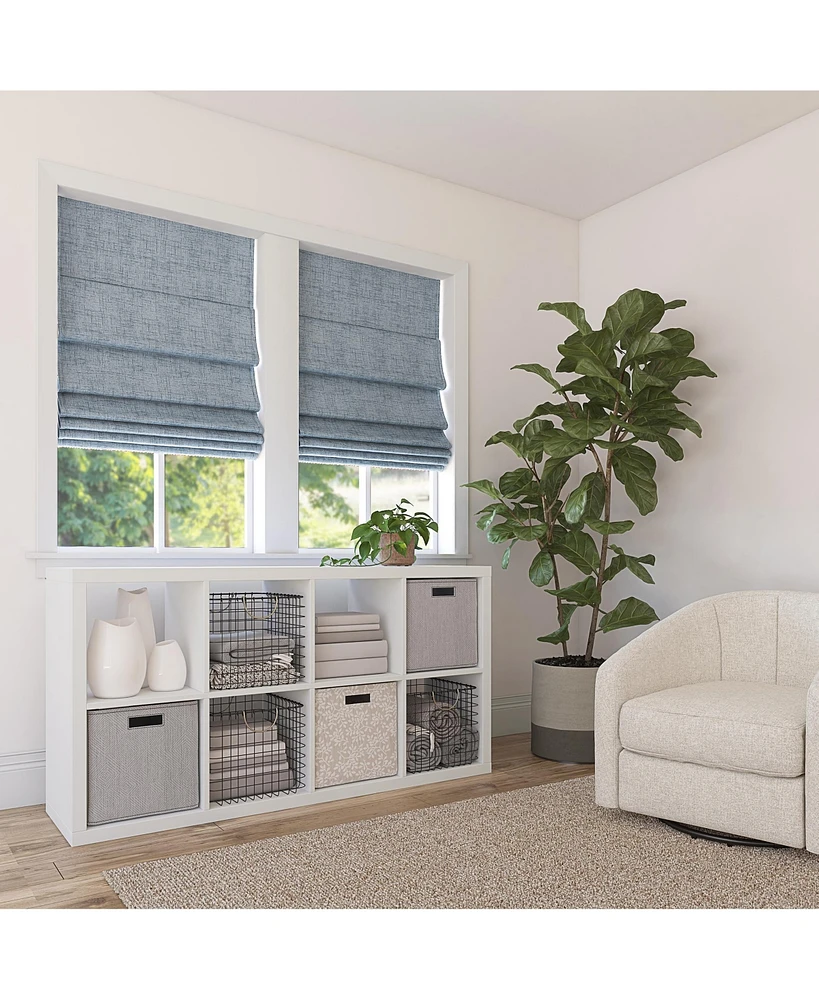 Somerton Textured 100% Blackout Cordless Roman Shade