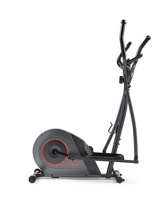 Sunny Health & Fitness 12” Stride Smart Elliptical Machine w/300LB Capacity & Pulse Sensor w Free SunnyFit App Bluetooth